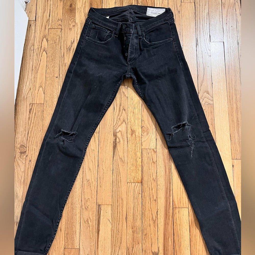 Rag & Bone pre distressed denim